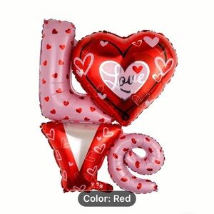 Balloon Love Heart Valentine Foil Balloon Party Decoration 36 Inch